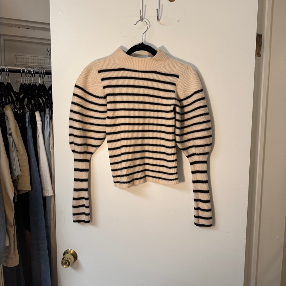 Khaite • 100% Wool Striped Sweater • S